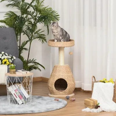Katzenbaum Kratzbaum Möbel mit Katzenhöhle