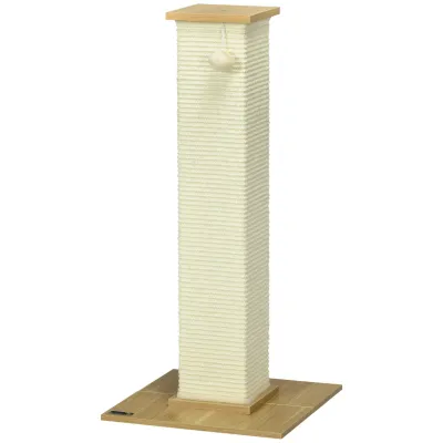 Kratzsäule Kratzbaum Beige/Natur – Kratzsäule, Spielzeug &amp; Sisal