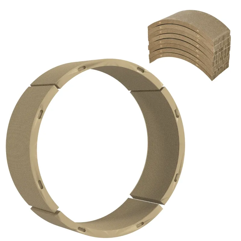 Kratzbrett-Set Braun für Katzenlaufrad, 8-teilig, Katzenlaufrad &amp; Möbelschutz