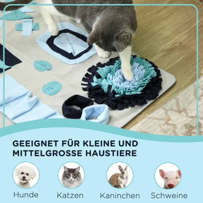Activity Hundedecke, Katzendecke, komfortabel, dekorative Elemente, 74x50x5cm, Mehrfarbig