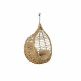 Rattan Hängesessel, Korbsessel DKD Home Decor Braun Beige Hellbraun Aluminium