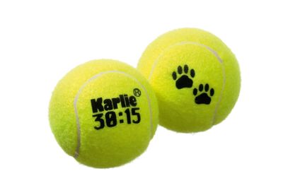 Karlie Tennisball 2er SET 6 cm, gelb, Hundespielzeug