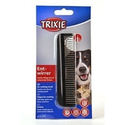 Trixie Fell-Entwirrungskamm mit rotierenden Stiften