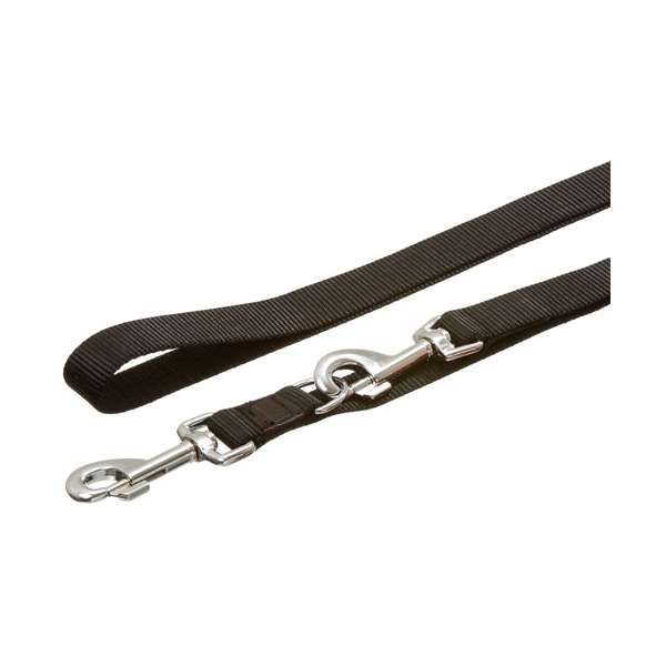 Karlie Art Sportiv Silverplus Führleine – Schwarz – 20 mm / 200 cm