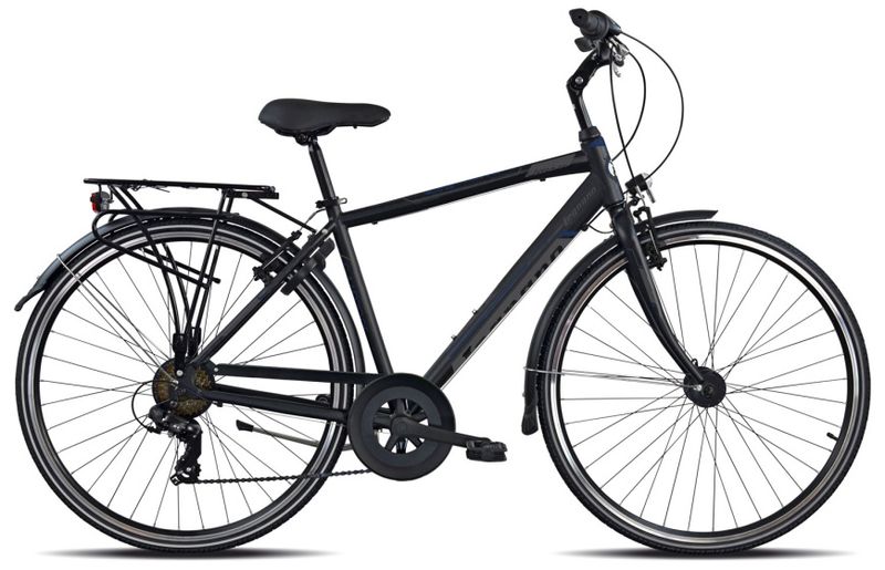 Legnano Cambridge 28 Zoll Herren 7G Felgenbremse Mattschwarz/Grau