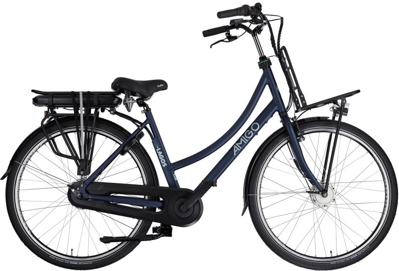 AMIGO E-Bike T3 28 Zoll Damen 7G Fahrrrad Velo Mattblau