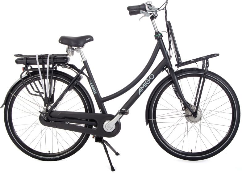 AMIGO E-Lagos T3+ 28 Zoll Damen 7G Fahrrrad Velo Mattschwarz