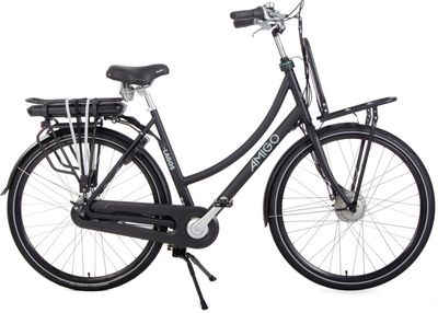 AMIGO E-Lagos T3+ 28 Zoll Damen 7G Fahrrrad Velo Mattschwarz