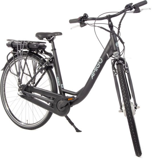 AMIGO E-Faro S1 28 Zoll Damen 3G Fahrrrad Velo Mattschwarz