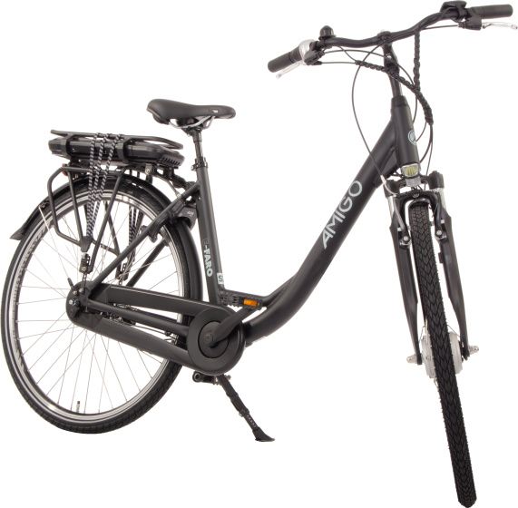 AMIGO E-Faro S2 28 Zoll Damen 7G Fahrrrad Velo Mattschwarz