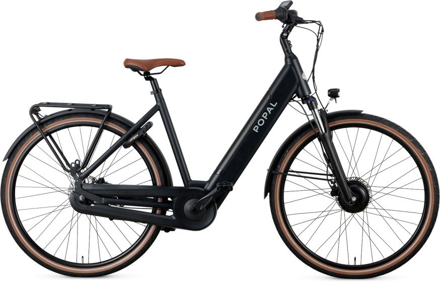 Popal Novel FM E-Bike 28 Zoll Damen 7G Fahrrad Velo Mattschwarz