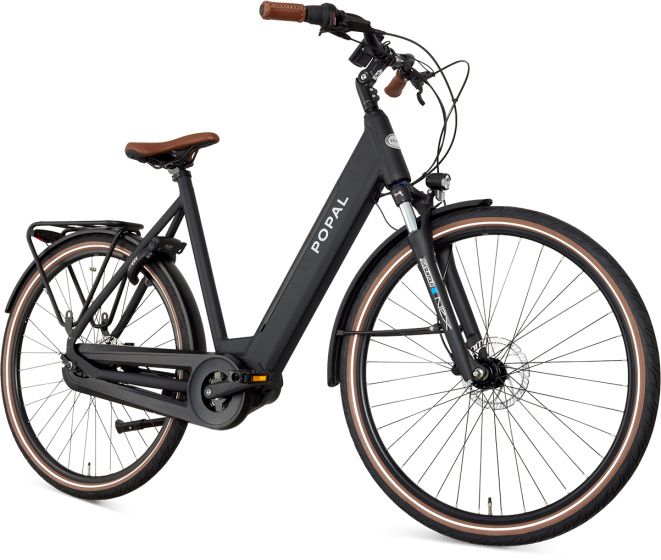 Popal Novel E-Bike 28 Zoll Damen Fahrrad Velo Mattschwarz