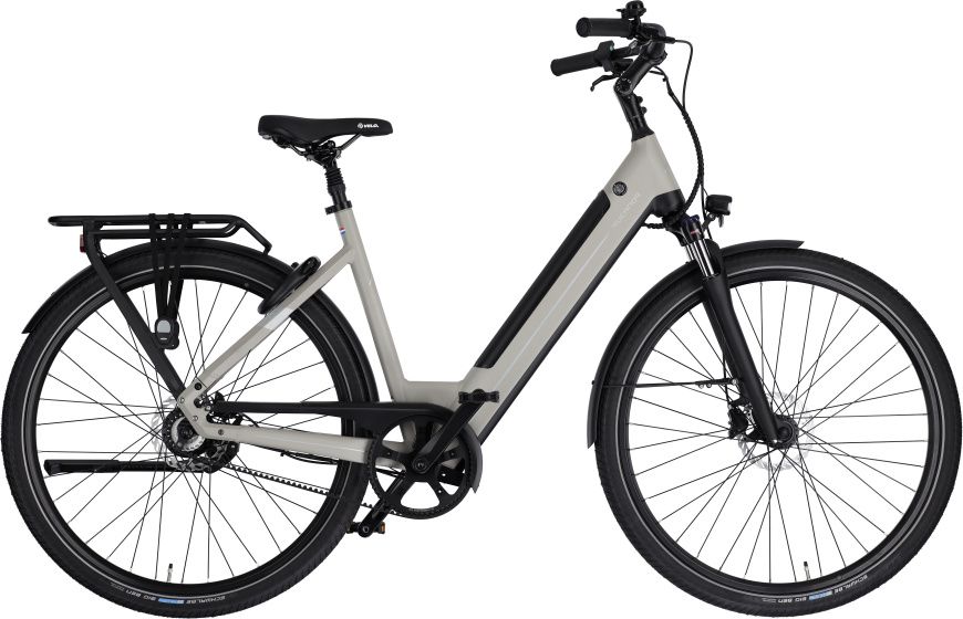 Rucanor Urban Plus E-Bike 28 Zoll Damen Fahrrad Velo Grau-braun