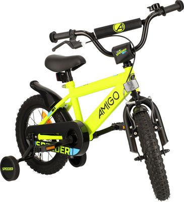 AMIGO Speeder 14 Zoll Jungen Fahrrrad Velo Gelb/Schwarz
