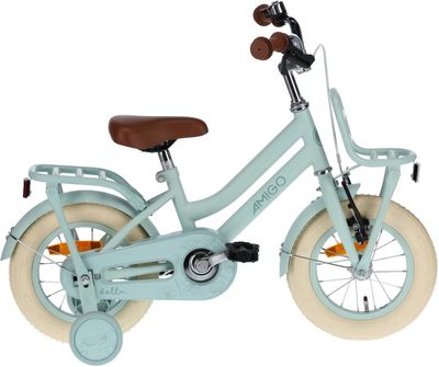 AMIGO Bella 12 Zoll Mädchen Fahrrrad Velo Grün