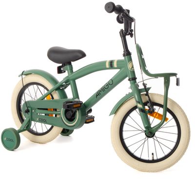 AMIGO 2Cool 14 Zoll Jungen Fahrrrad Velo Grün