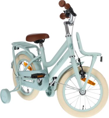 AMIGO Bella 14 Zoll Mädchen Fahrrrad Velo Grün