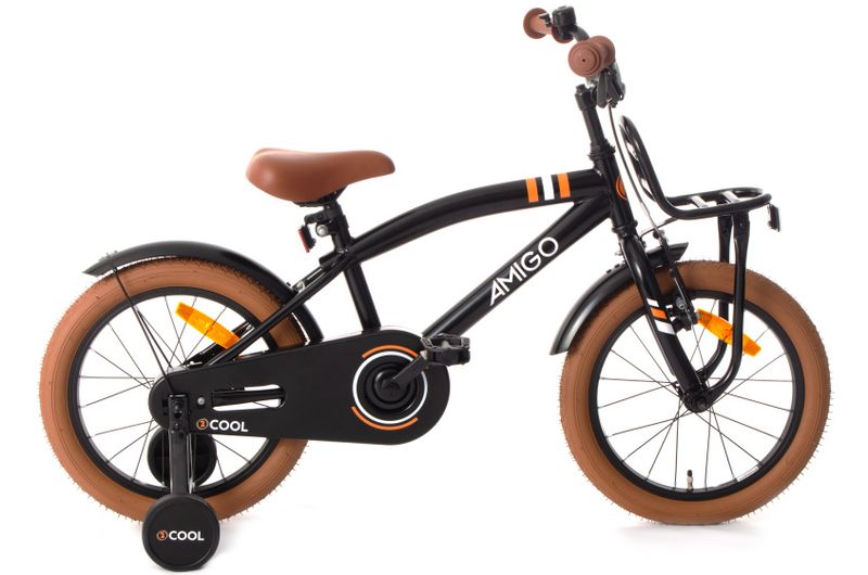 AMIGO 2Cool 16 Zoll Jungen Fahrrrad Velo Schwarz