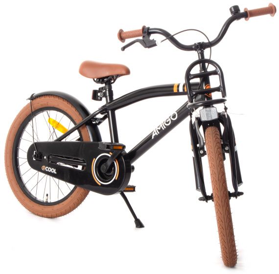 AMIGO 2Cool 18 Zoll 28,5 cm Jungen Fahrrrad Velo Schwarz