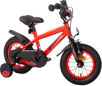 AMIGO Arrow 12 Zoll Jungen Fahrrrad Velo Rot/Schwarz