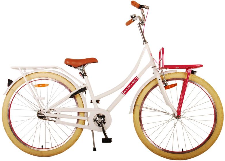 Volare Excellent 26 Zoll Mädchen Fahrrad Velo Weiss