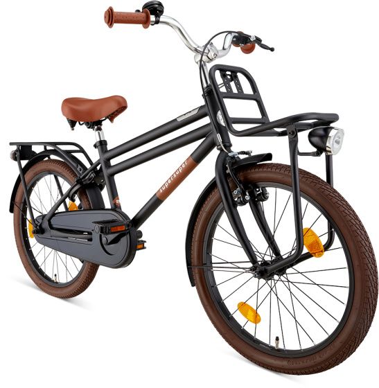 Supersuper Cooper 20 Zoll Jungen Fahrrad Velo Mattschwarz