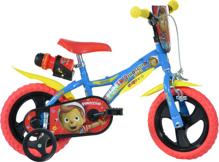 Dino Pinocchio 12 Zoll 21 cm Jungen Über Treppen Blau/Rot