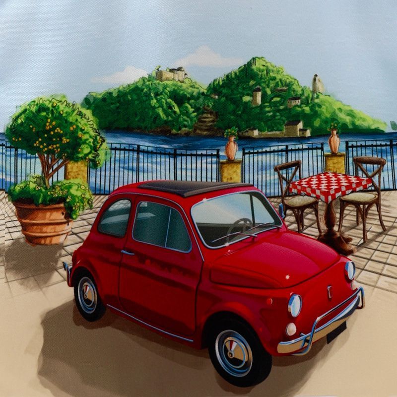 Fiat 500 Riviera Wiederverwendbare Einkaufstasche