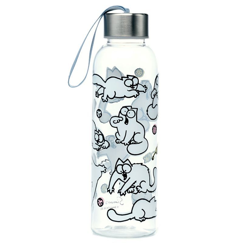 Simon&#39;s Cat Wasserflasche mit Metalldeckel 500ml