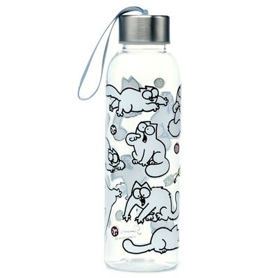 Simon&#39;s Cat Wasserflasche mit Metalldeckel 500ml