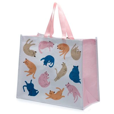 Cat&#39;s Life Katze wiederverwendbare Einkaufstasche RPET
