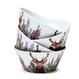 Wild Stag Platzhirsch 4er Set Bowls Picknick Schüsseln RPET