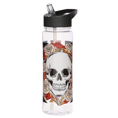 Skulls &amp; Rose britische Flagge Wasserflasche 550ml