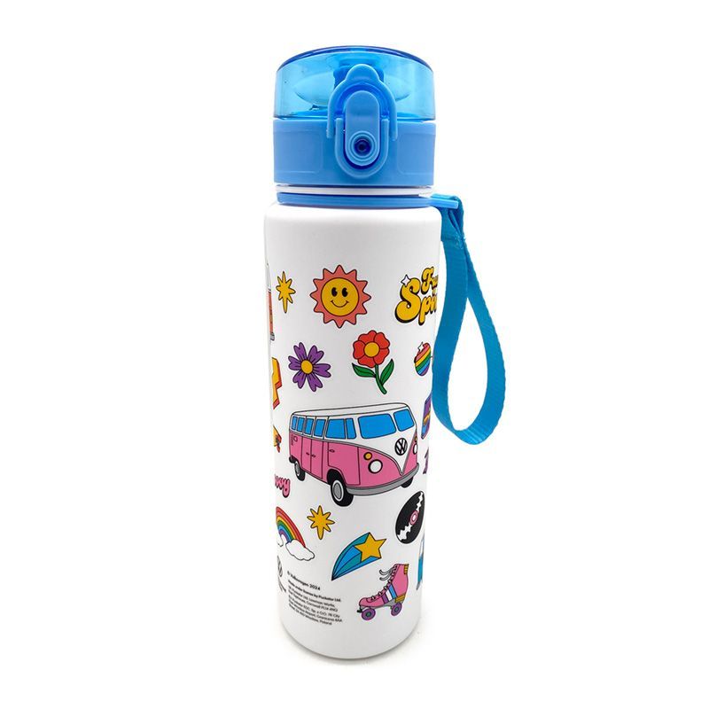 Volkswagen VW T1 Camper Bus Retro Pop Top 600ml Bruchsichere Wasserflasche