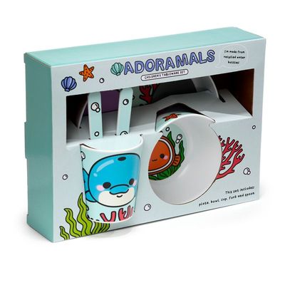 Adoramals Sealife Meeresleben Kinder Geschirr 5er Set