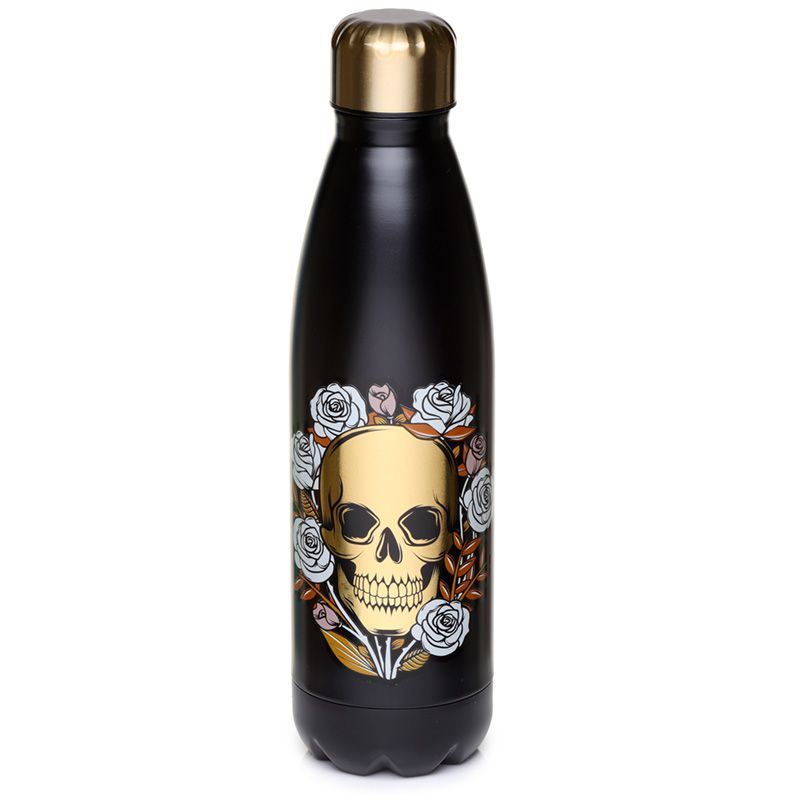 Skulls &amp; Rosen Thermo Trinkflasche 500ml