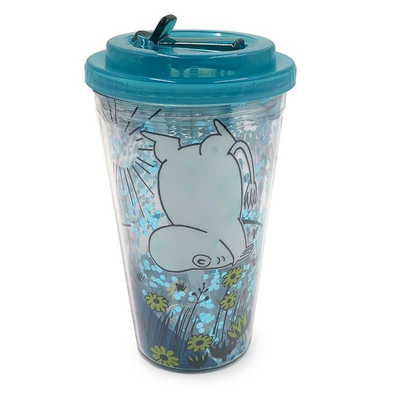 Die Mumins Becher mit Flip-Strohhalm &amp; Deckel 500ml