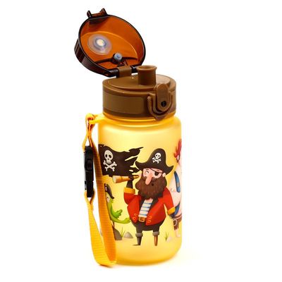 Jolly Rogers Piraten Pop Top 350ml Bruchsichere Kinder Wasserflasche