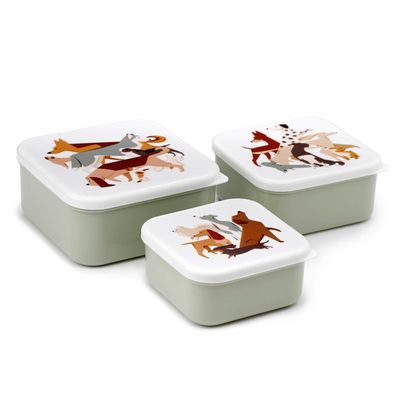 Barks Hund Lunchboxen Brotdosen 3er Set M/L/XL