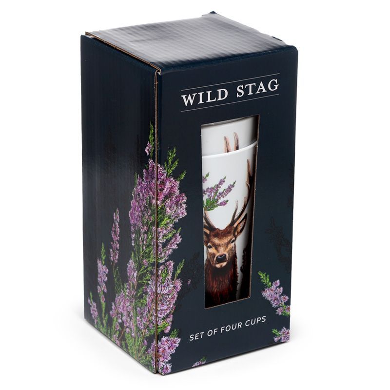 Wild Stag Platzhirsch 4er Set Picknickbecher RPET 450ml