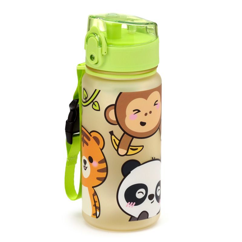 Adoramals Wild Wildtiere Kinder Pop-Top Wasserflasche 350ml