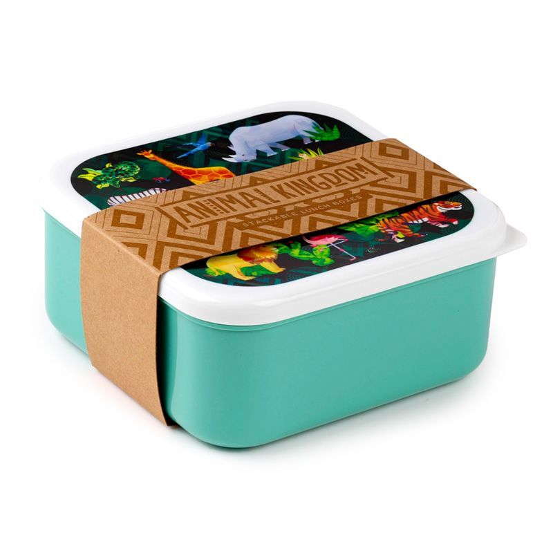 Animal Kingdom Tierwelt Lunch Box Brotdosen 3er Set S/M/L