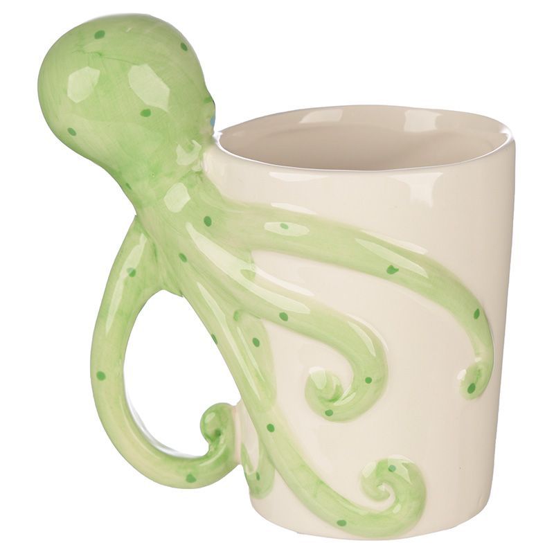 Lisa Parker Oktopus, Krake, geformter Henkel Tasse
