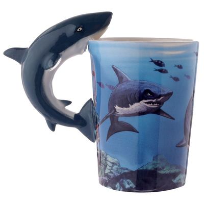 Lisa Parker Haifisch geformte Henkel Tasse