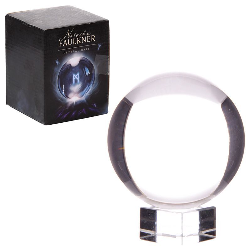 Glaskugel mit Glassockel und Geschenkbox 7.5cm