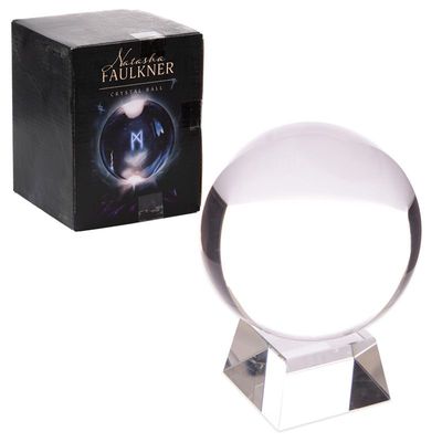 Glaskugel mit Glassockel und Geschenkbox 10cm