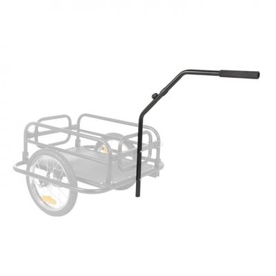 M-Wave Deichselanhänger Steel Black 120 cm 3-teilig