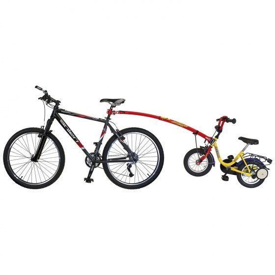 Trail-Gator tandemstange 25,4 - 31,8 mm Stahl rot