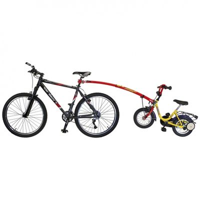 Trail-Gator tandemstange 25,4 - 31,8 mm Stahl rot