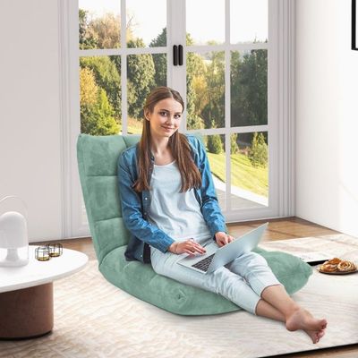 Bodenstuhl Faltbares Lazy Sofa Faul Tatami Bodenkissen Grün